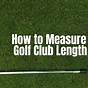Golf Club Sizes Chart