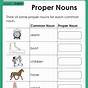 First Grade Proper Noun Worksheet