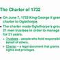 The Charter Of 1732 Definition