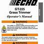 Echo Gt 225 Repair Manual