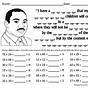 Martin Luther King Math Worksheets