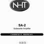 Nht Outdoor One Owner's Manuals