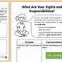 Rights And Responsibilities Worksheet Pdf