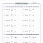 Estimating Quotients Worksheet