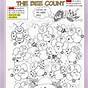 Counting Bee Worksheet For First Graders