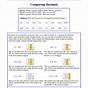 Comparing Decimals 4th Grade Worksheet