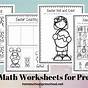 Easter Math Worksheet For Kindergarten