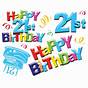 Happy 21st Birthday Cards Free Printable