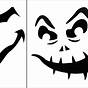 Scary Pumpkin Carving Template