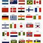 Flags Of The World With Names Printable Pdf