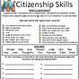 Civics Responsibilities And Citizenship Worksheet