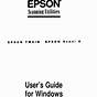 Epson Es 60w Manual