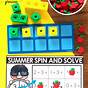 Kindergarten Summer Activity