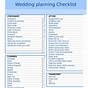 Simple Wedding Checklist Printable