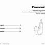Panasonic Er430 Electric Shaver User Manual