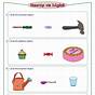 Kindergarten Heavy Or Light Worksheet