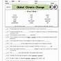 Environmental Science Climate Change Worksheet