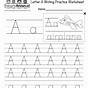 Writing Practice Worksheet For Kindergarten