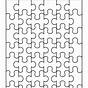 Printable 30 Piece Puzzle Template