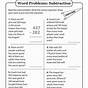 Subtraction Word Problems Grade 2 Worksheet