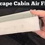 2020 Ford Escape Cabin Air Filter Location