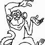 Printable Coloring Pages Monkey