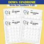 Down Syndrome Math Worksheet