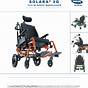 Panasonic Er2031 2051 Wheelchair User Manual