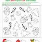 Kindergarten Count Santas Presents Worksheet