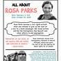 Rosa Parks Free Printable Worksheets