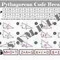 Pythagorean Puzzle Worksheet Answers