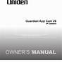 Uniden Guardian G955 Owner Manual