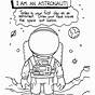 Printable Astronaut Tracing Worksheet
