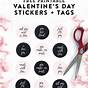 Printable Valentines Day Stickers