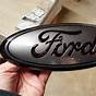 Black Ford Emblems F150