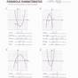3 Graphing Quadratic Functions Worksheets