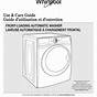Whirlpool Top Load Washer Manual