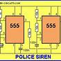 Police Siren Circuit 555 Timer