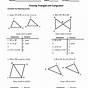 Triangle Congruence Worksheets 1
