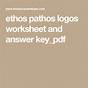 Ethos Pathos Logos Worksheets Answer Key