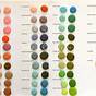 Wilton Gel Food Coloring Chart