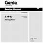 Genie Z34/22 Service Manual