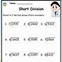 Division Worksheets Grade 6