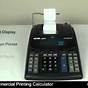 Victor 1460-4 Calculator Manual