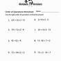 Order Of Operations 7th Grade Worksheets