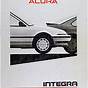 Acura Integra Owners Manual