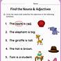 Identify Adjectives Worksheets