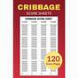 Printable Cribbage Score Sheet