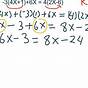 Solving Equations With Parentheses