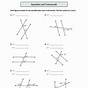 Equations And Transversals Worksheet Answers